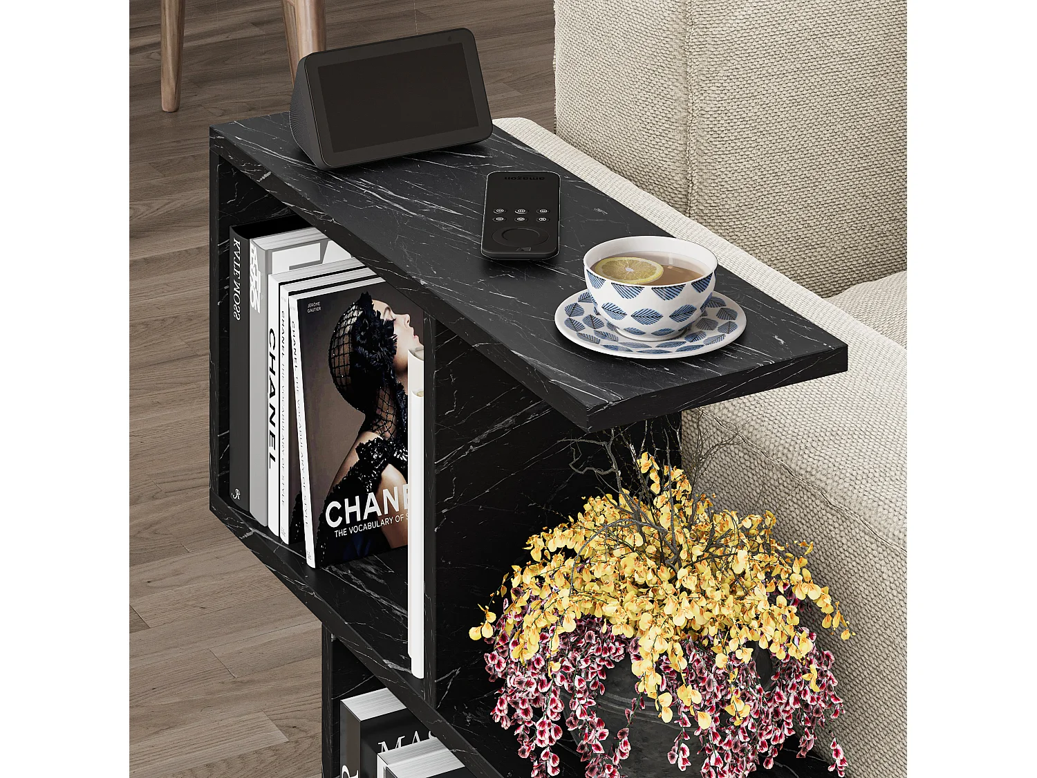 Beistelltisch HOMEMANIA-Bendir - 60 x 20 x 60 cm