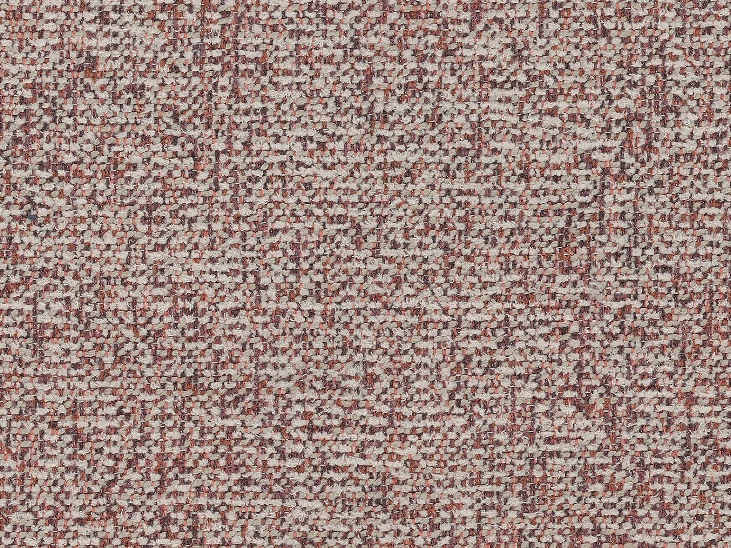 Vänster bäddsoffa i melerat rosa tyg MONELIA