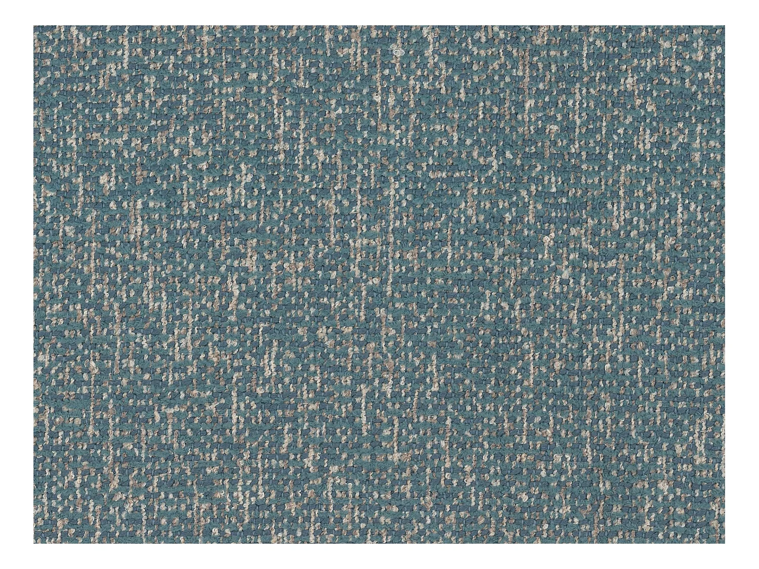 Canapé d'angle gauche convertible en tissu chiné bleu MONELIA