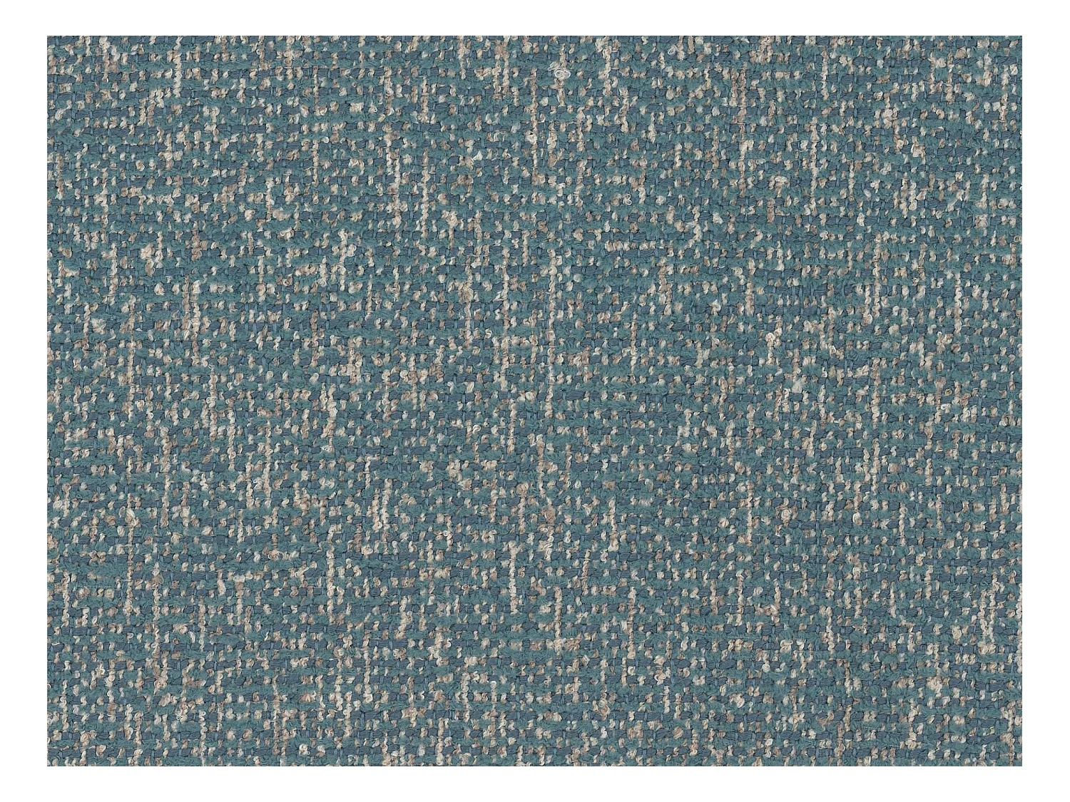 Pouf en tissu chiné bleu MONELIA