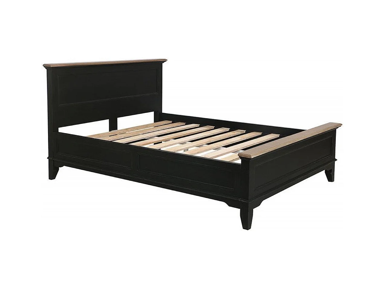 Lit Bois Noir - Esquisse Interior's