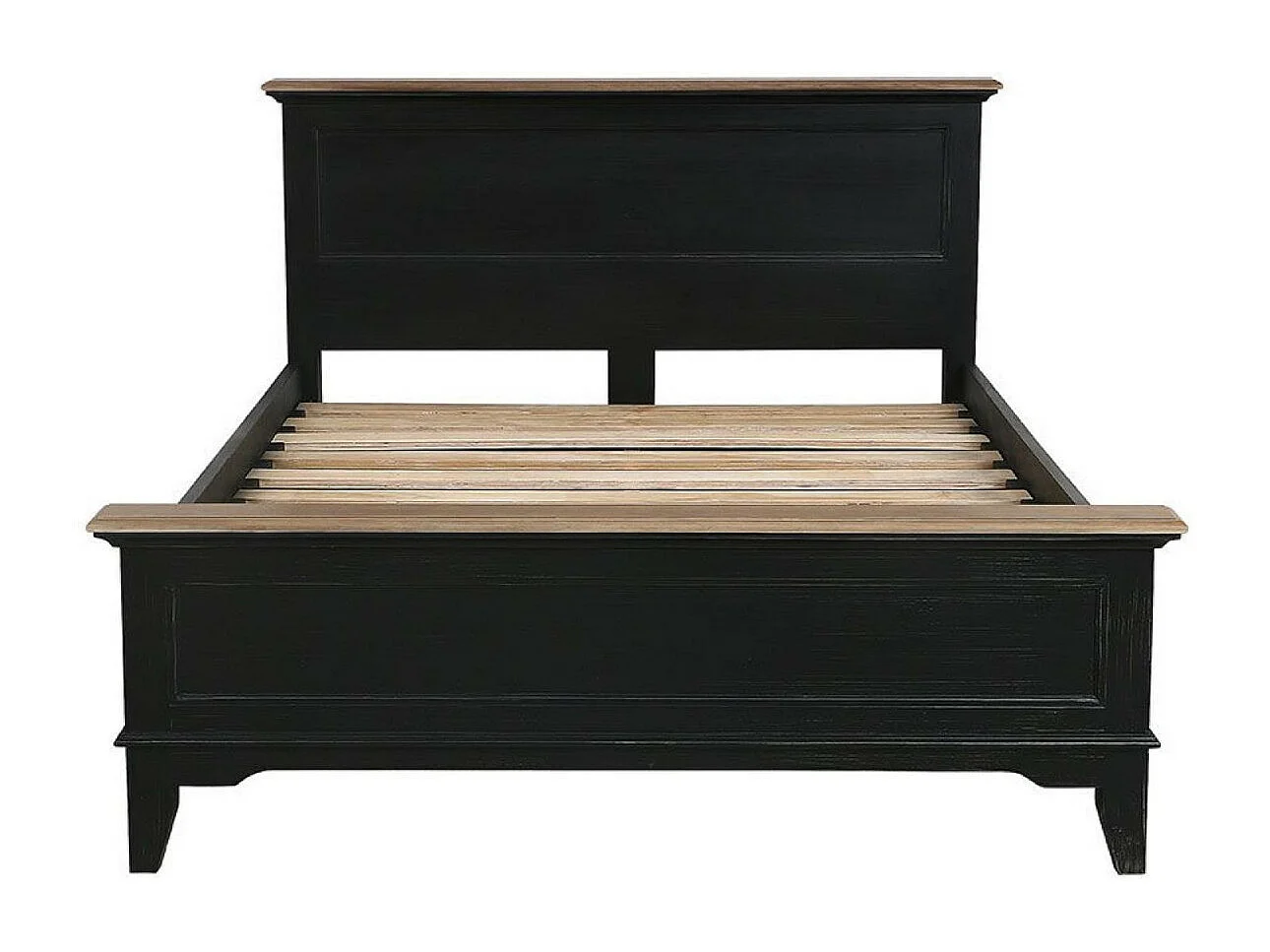 Lit Bois Noir - Esquisse Interior's