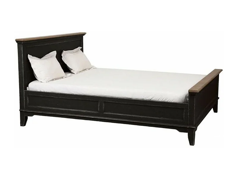 Lit Bois Noir - Esquisse Interior's