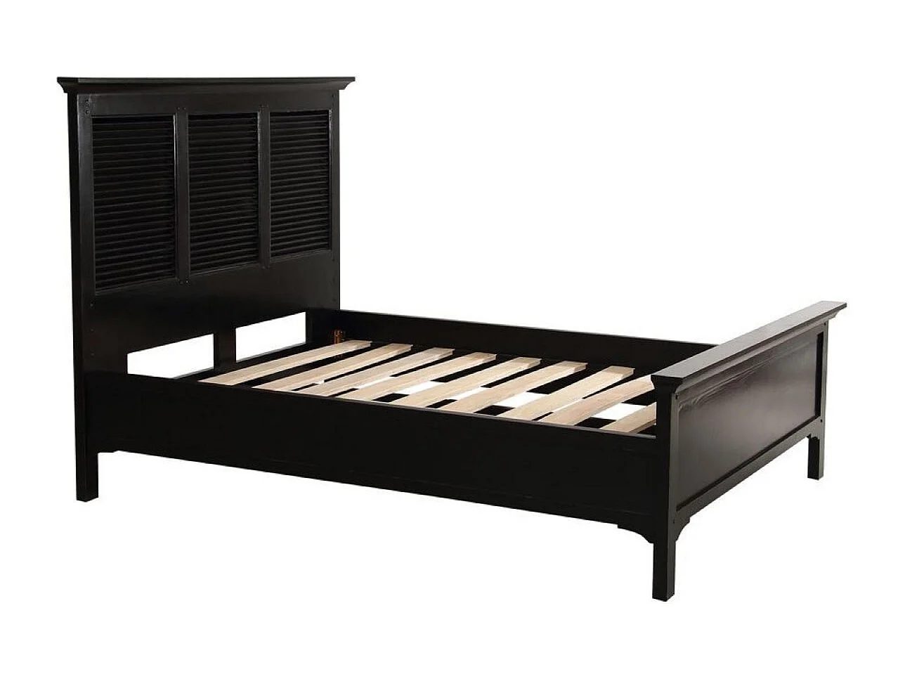 Lit Bois Noir - Vénitiennes Interior's