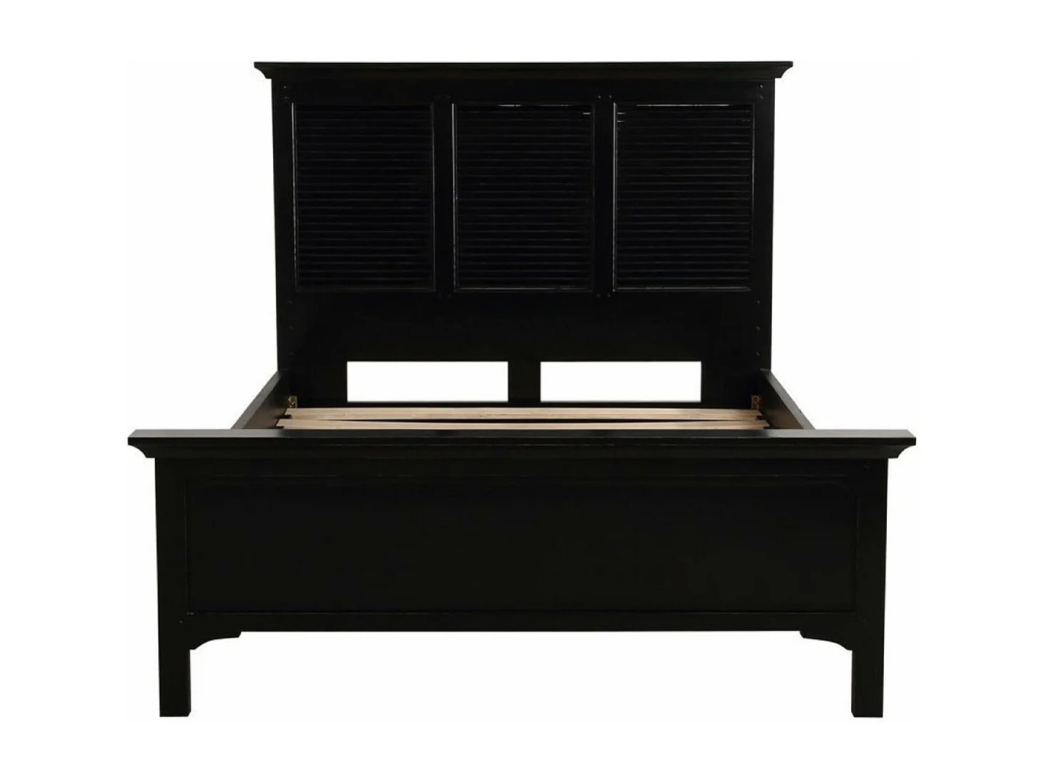 Lit Bois Noir - Vénitiennes Interior's