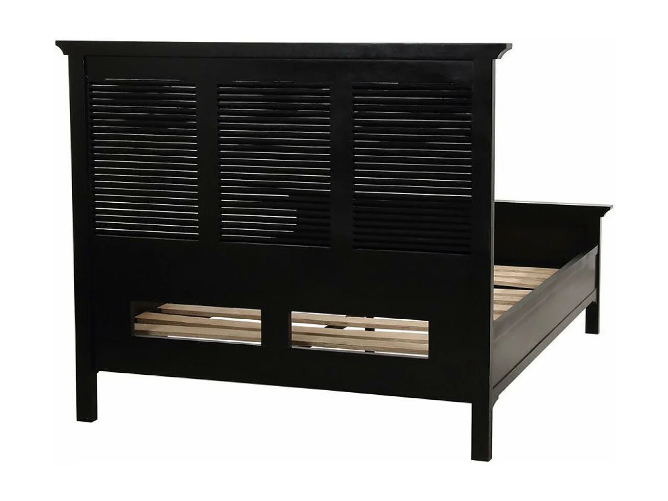 Lit Bois Noir - Vénitiennes Interior's