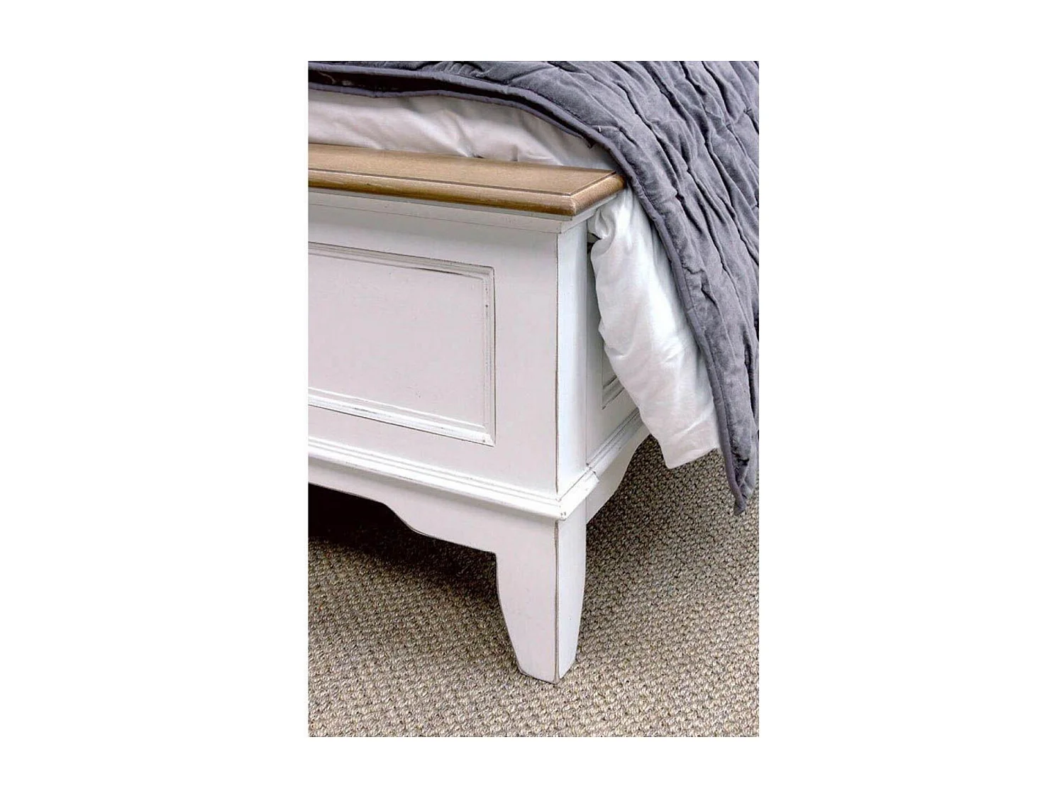 Lit Bois Blanc - Esquisse Interior's