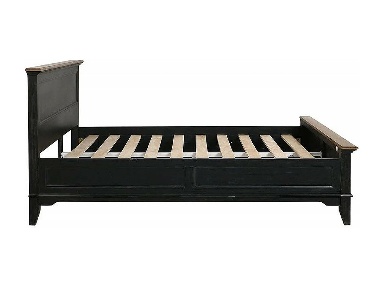 Lit Bois Noir - Esquisse Interior's