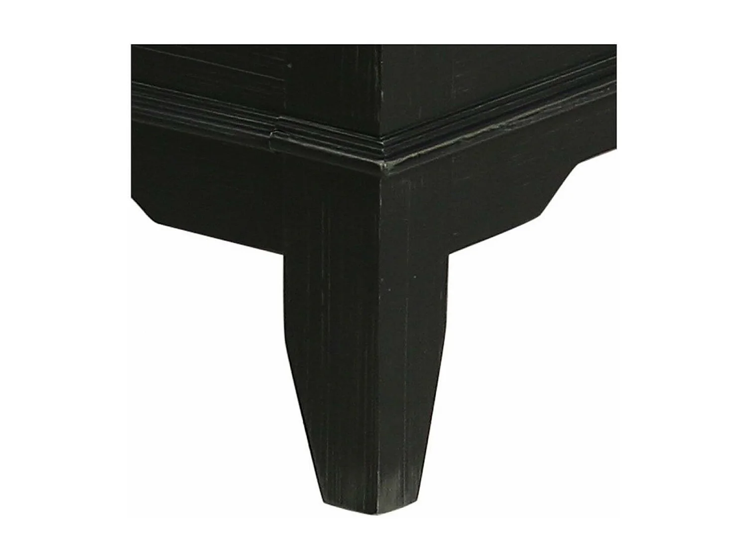 Lit Bois Noir - Esquisse Interior's