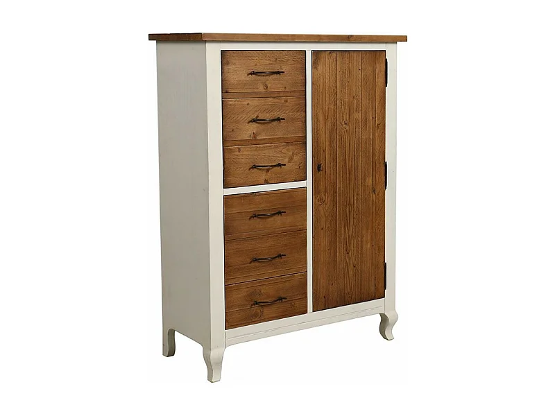 Meuble de rangement Bois Blanc - Provence Interior's