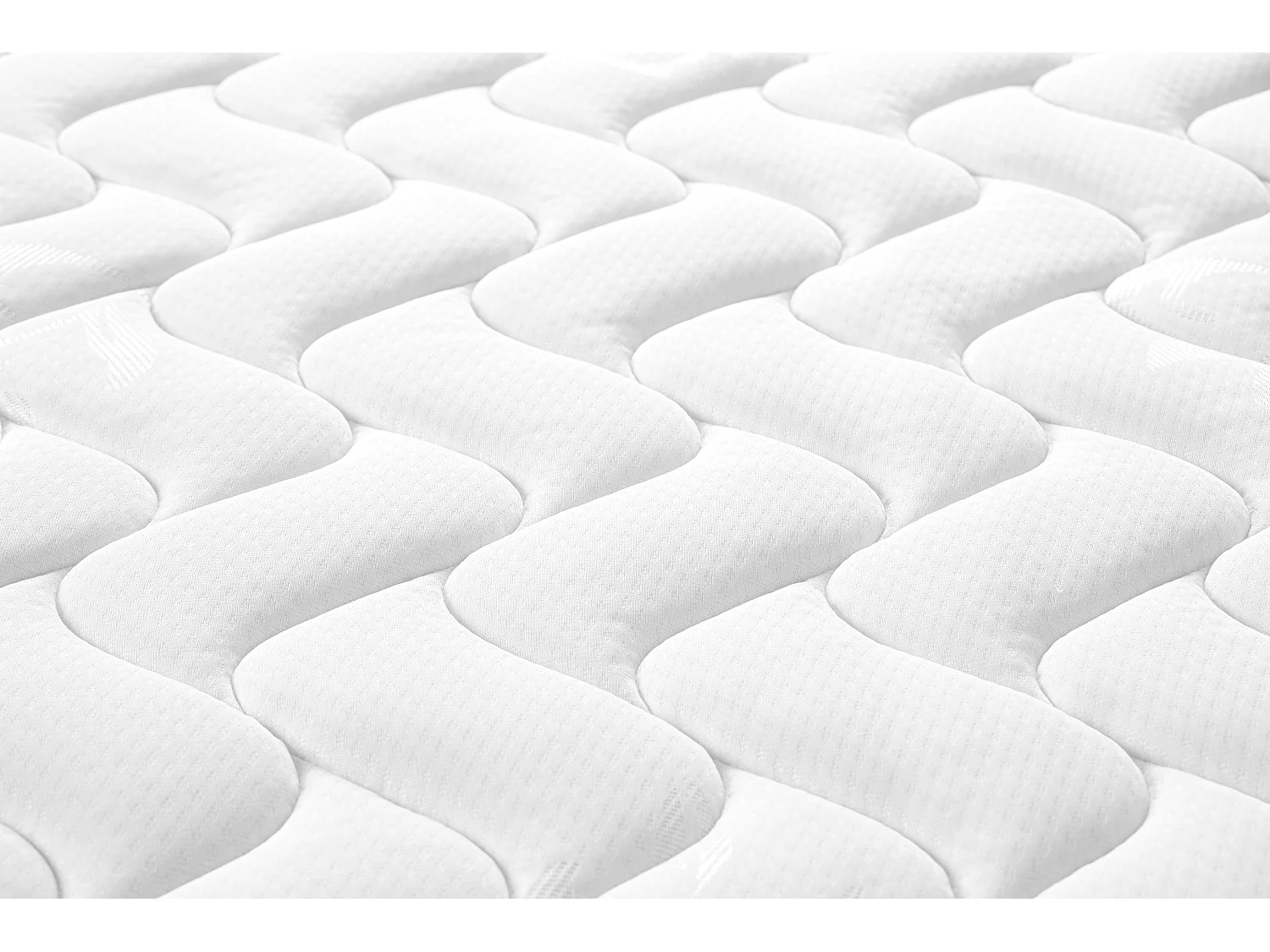 Conjunto 120x200 cm sommier com espaço de arrumação natural claro + colchão de molas ensacadas esp. 20 cm - AMBRACIE de YSMÉE