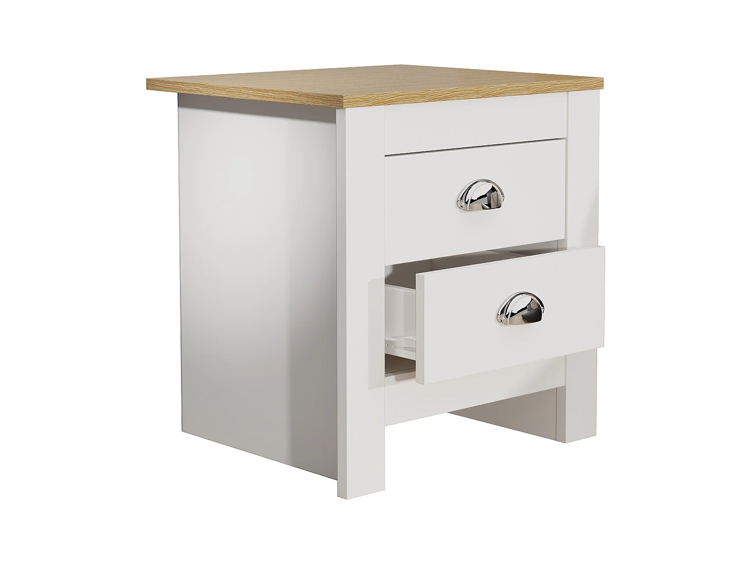 Drewniany stół boczny stolik nocny Balusa