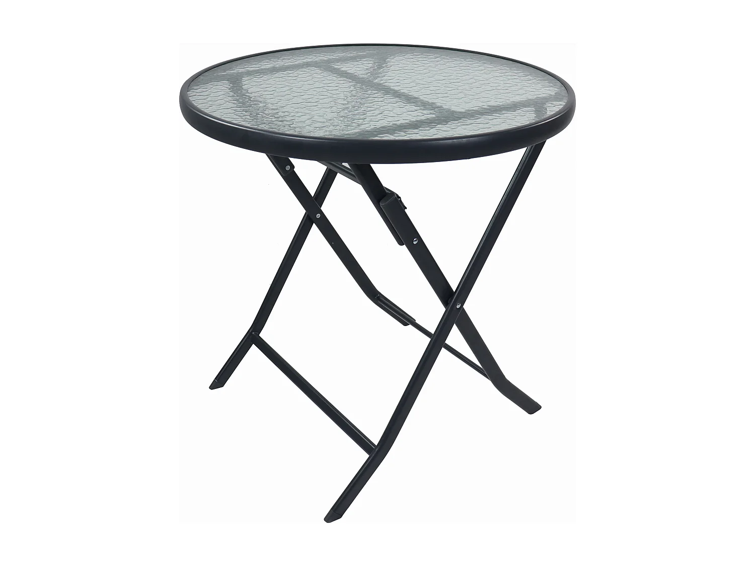 Mesa de jardim Sonlas Antracite A. 70 x L. 70 x P. 70 cm