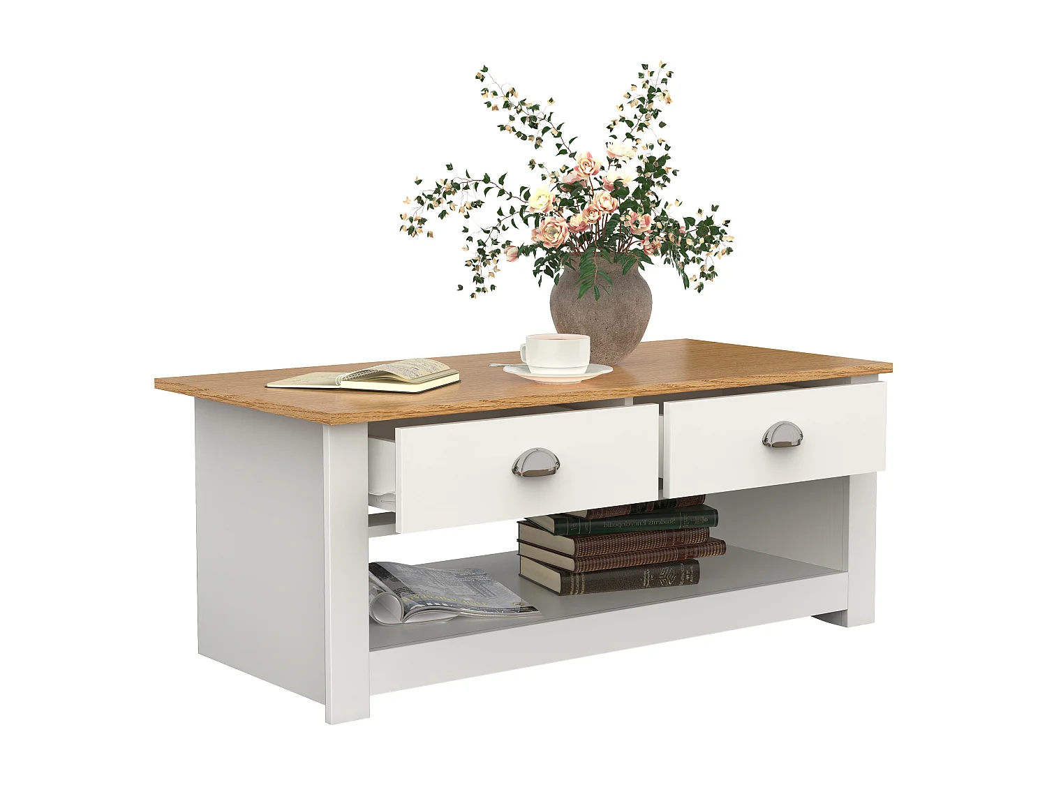 Table basse tiroir Balusa