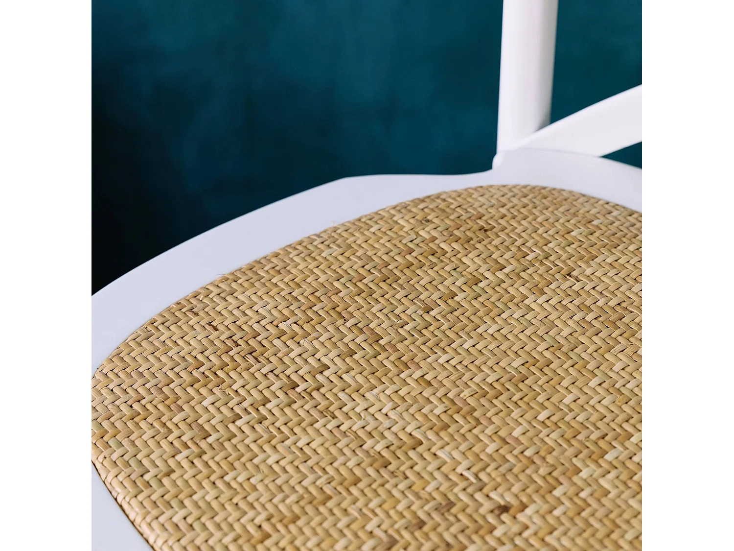 Sillas de bar bistró vintage madera blanco