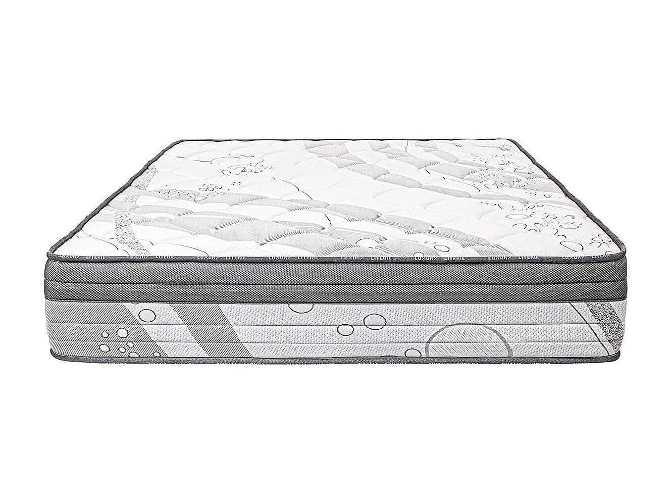 REINALD - Matelas 140x190 cm Ressorts ensachés Soutien ferme Ep.26cm