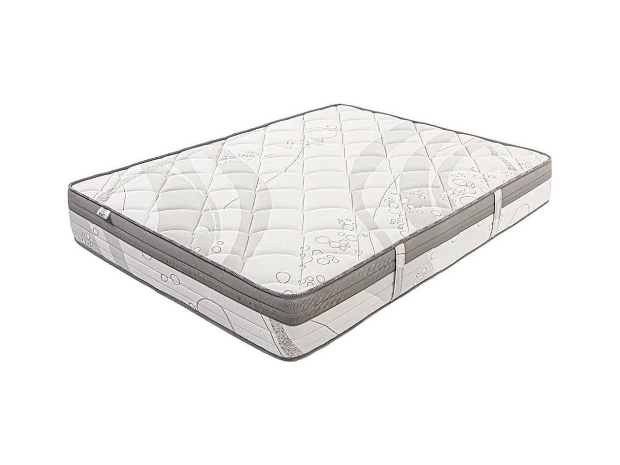 REINALD - Matelas 140x190 cm Ressorts ensachés Soutien ferme Ep.26cm