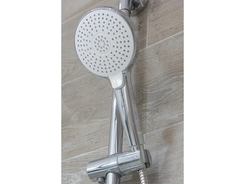 Mampara de Ducha HCS con sistema eléctrico con panel giratorio para personas mayores o movilidad reducida. Rectangular 155x80cm Izquierda