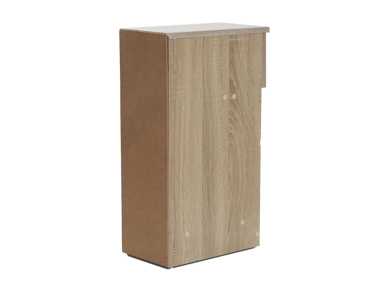 DUPI Mesita de Noche Estrecha Slim para Espacios reducidos. Optimiza el Almacenamiento y Ofrece funcionalidad. (Taupe)