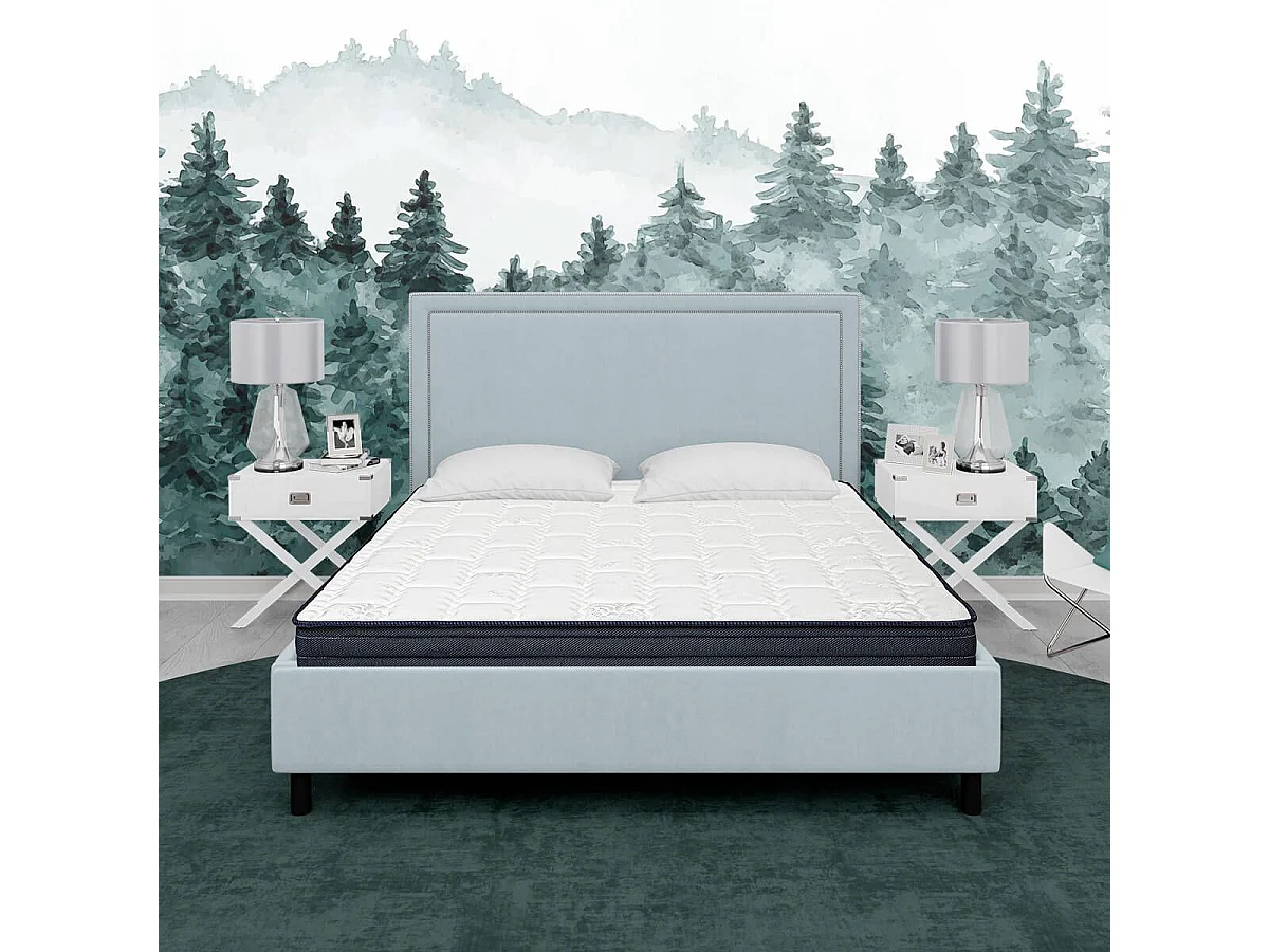 GOLDEN - Matelas 140x200 cm Mousse haute résilience haute adaptabilité Ep.20cm