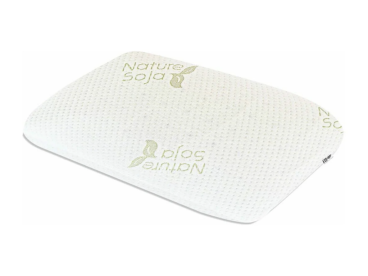 JONAS - Oreiller 60x40cm Mousse haute densité Ecologique et naturel