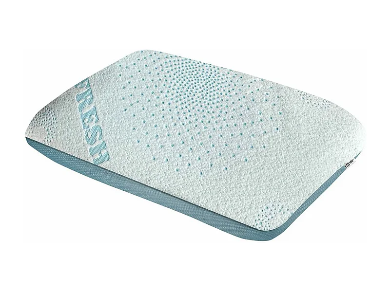 FRESHLY - Oreiller 60x40cm Mousse haute densité Thermorégulateur