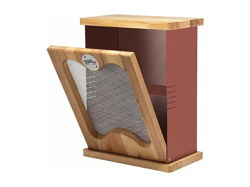 Garde-manger en acier galvanisé et bois