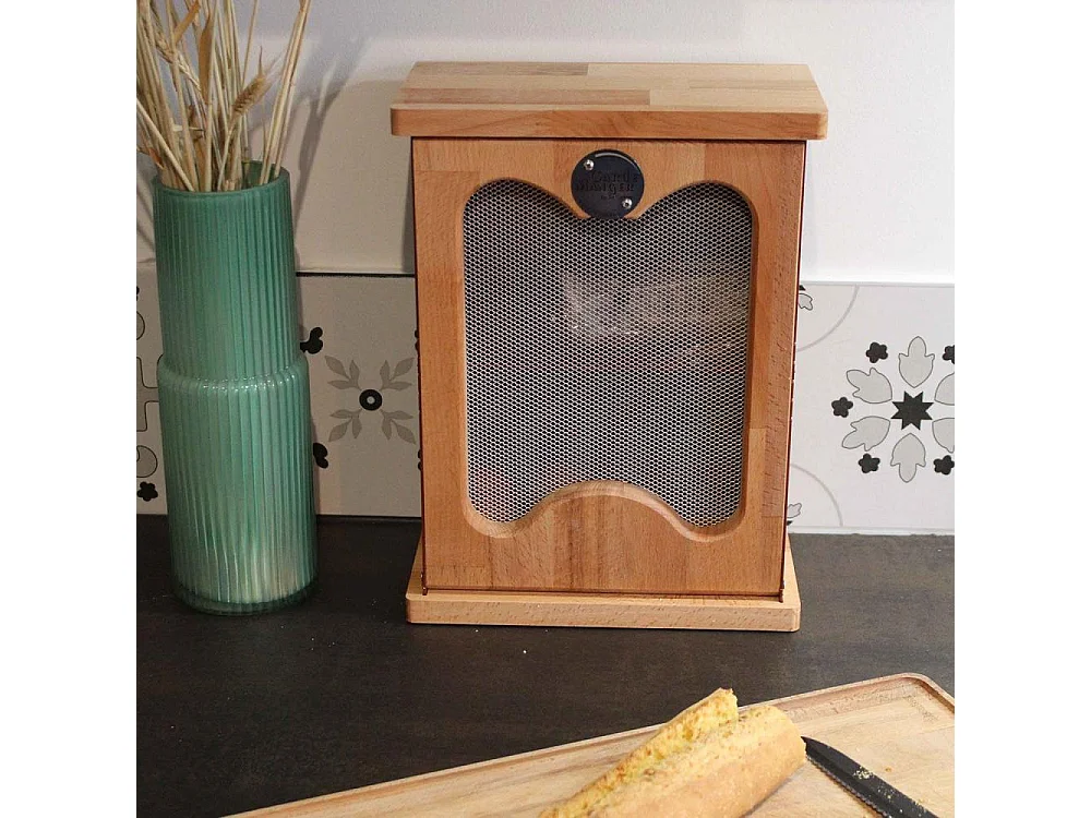 Garde-manger en acier galvanisé et bois