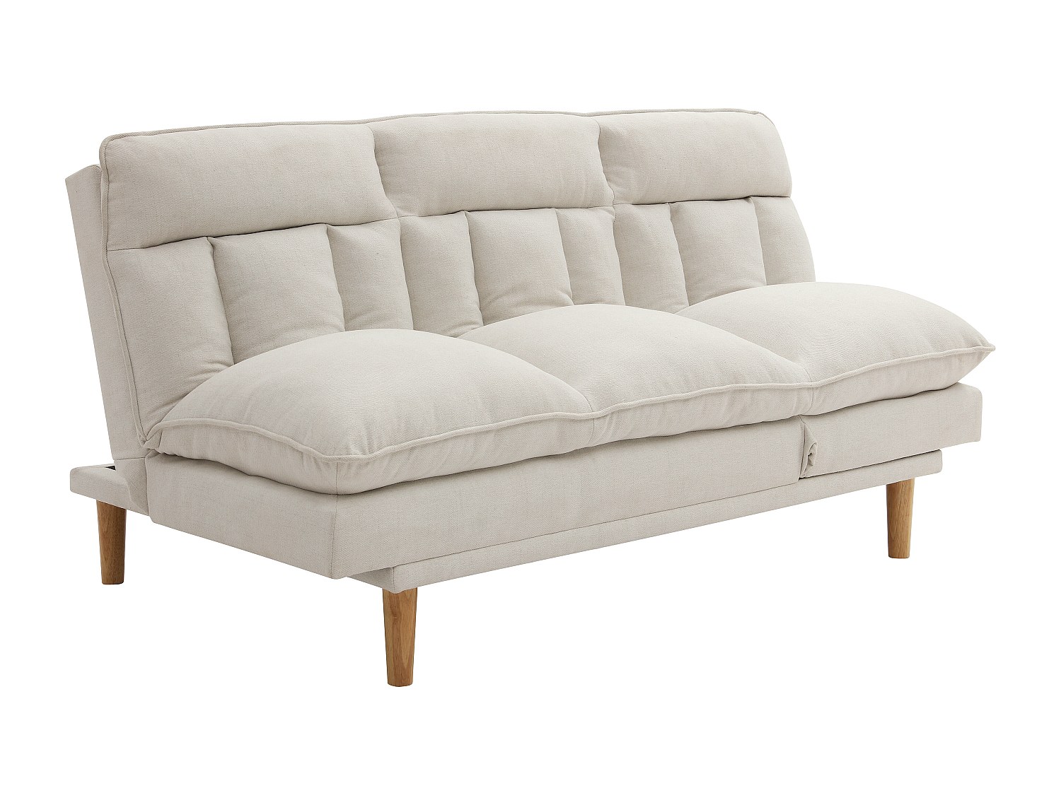 3-Sitzer-Schlafsofa Clic-Clac -  Stoff - Beige - PALOBU günstig online kaufen