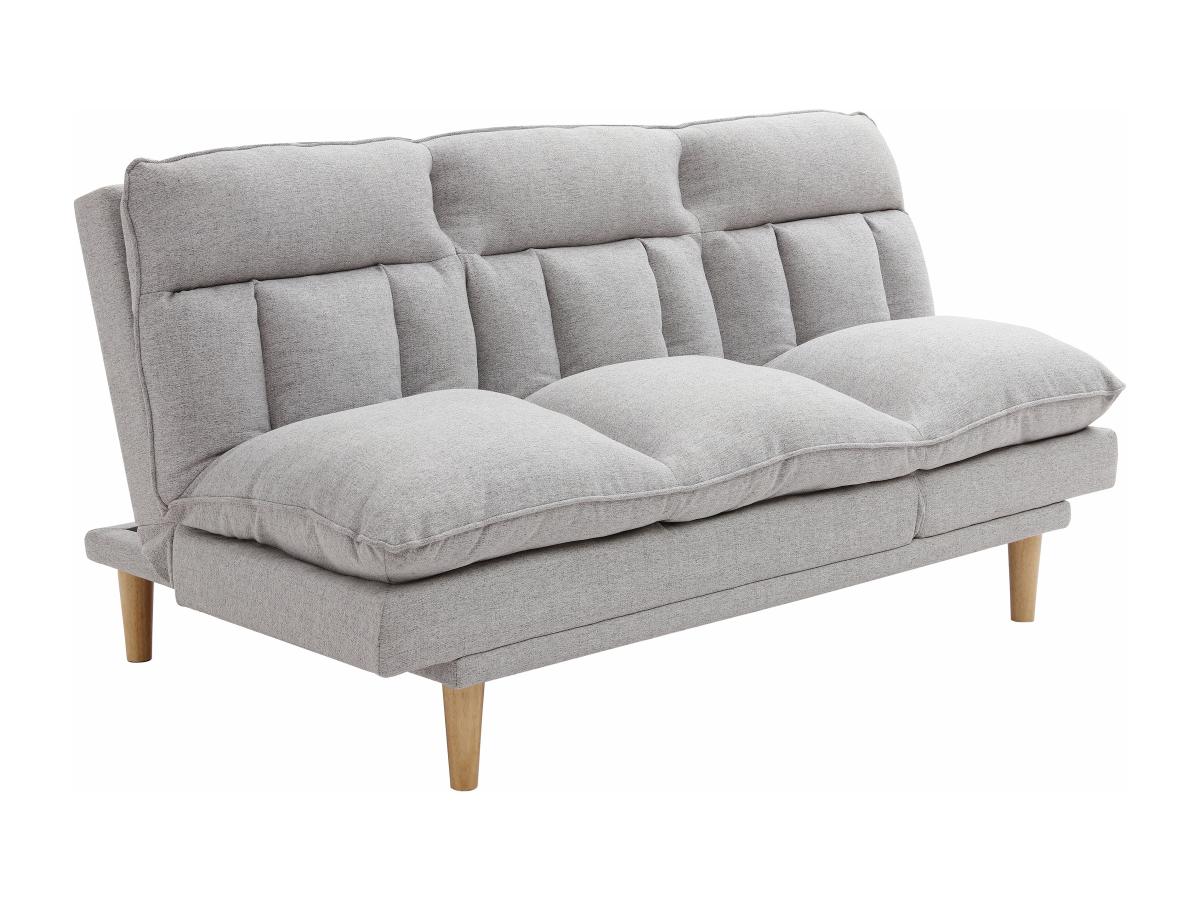 3-Sitzer-Schlafsofa Clic-Clac -  Stoff - Hellgrau - PALOBU günstig online kaufen