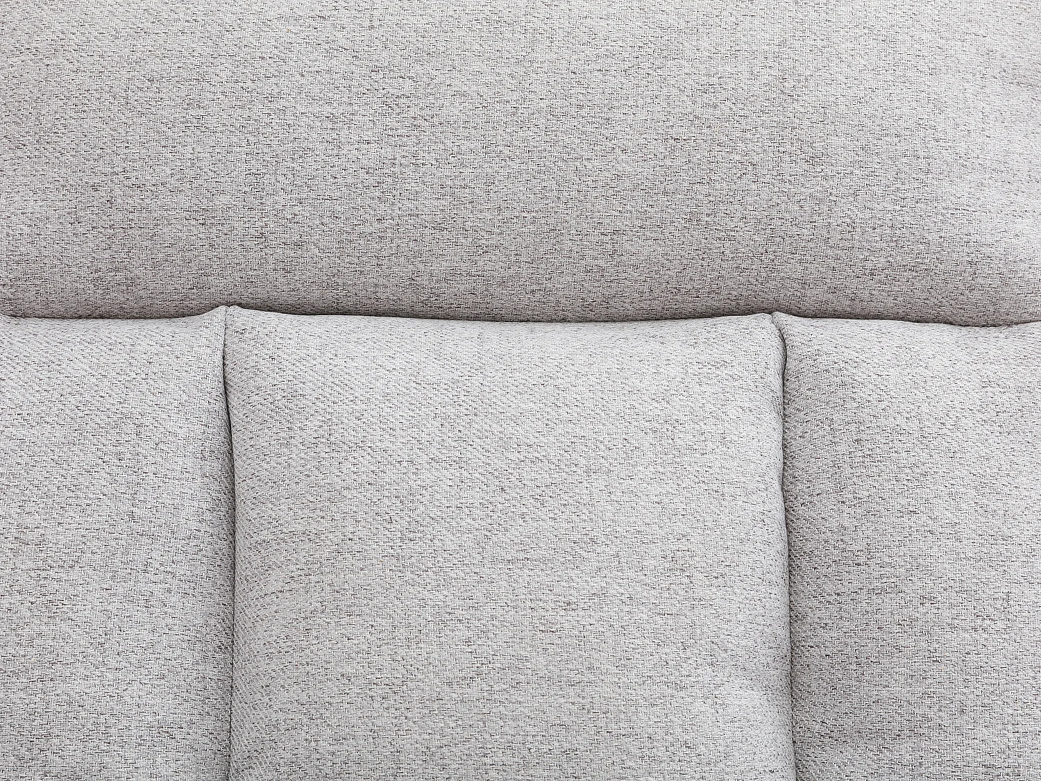 Canapé inclinable 3 places convertible clic-clac en tissu gris clair PALOBU