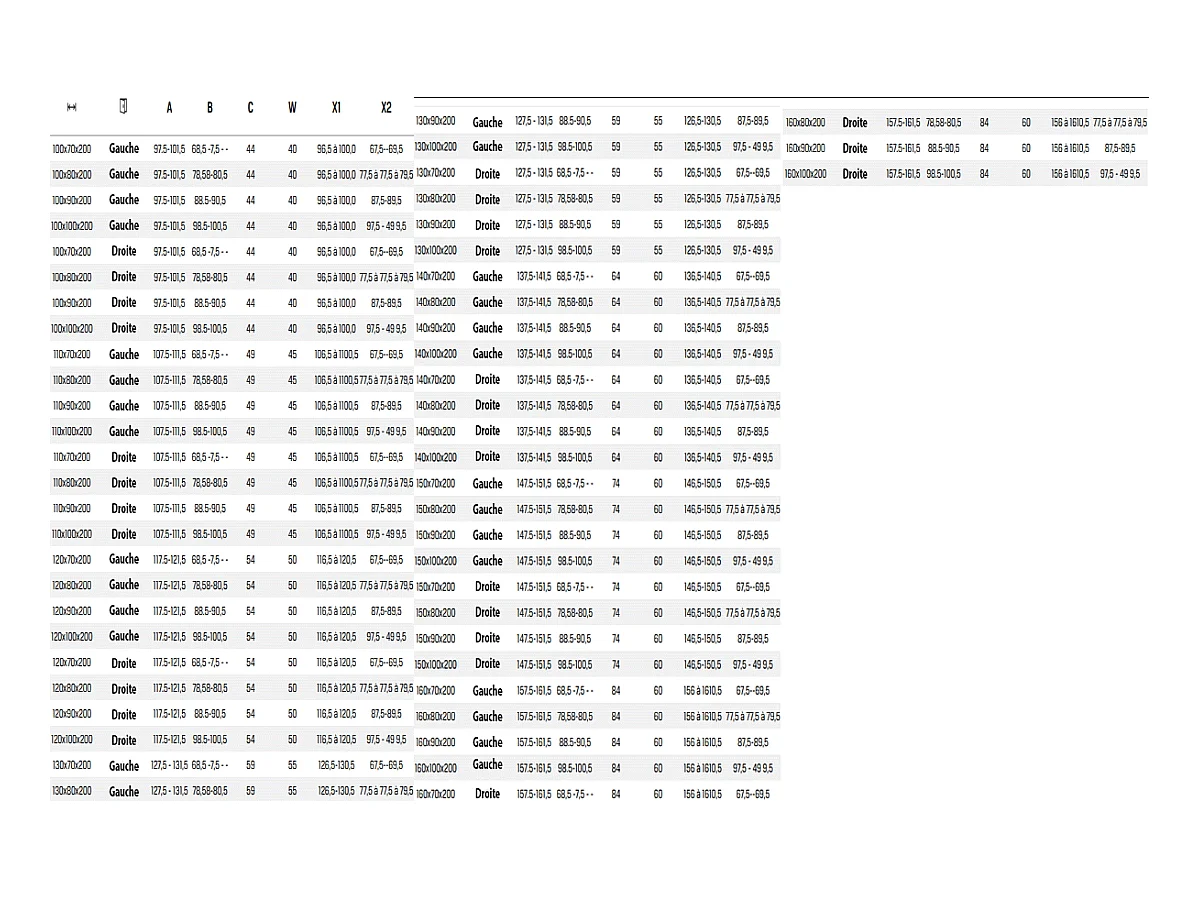 Porte de Douche avec Paroi Latérale (ouverture depuis l'angle) - 150 x 90 x 200 - OR BROSSÉ - PRIME - GAUCHE