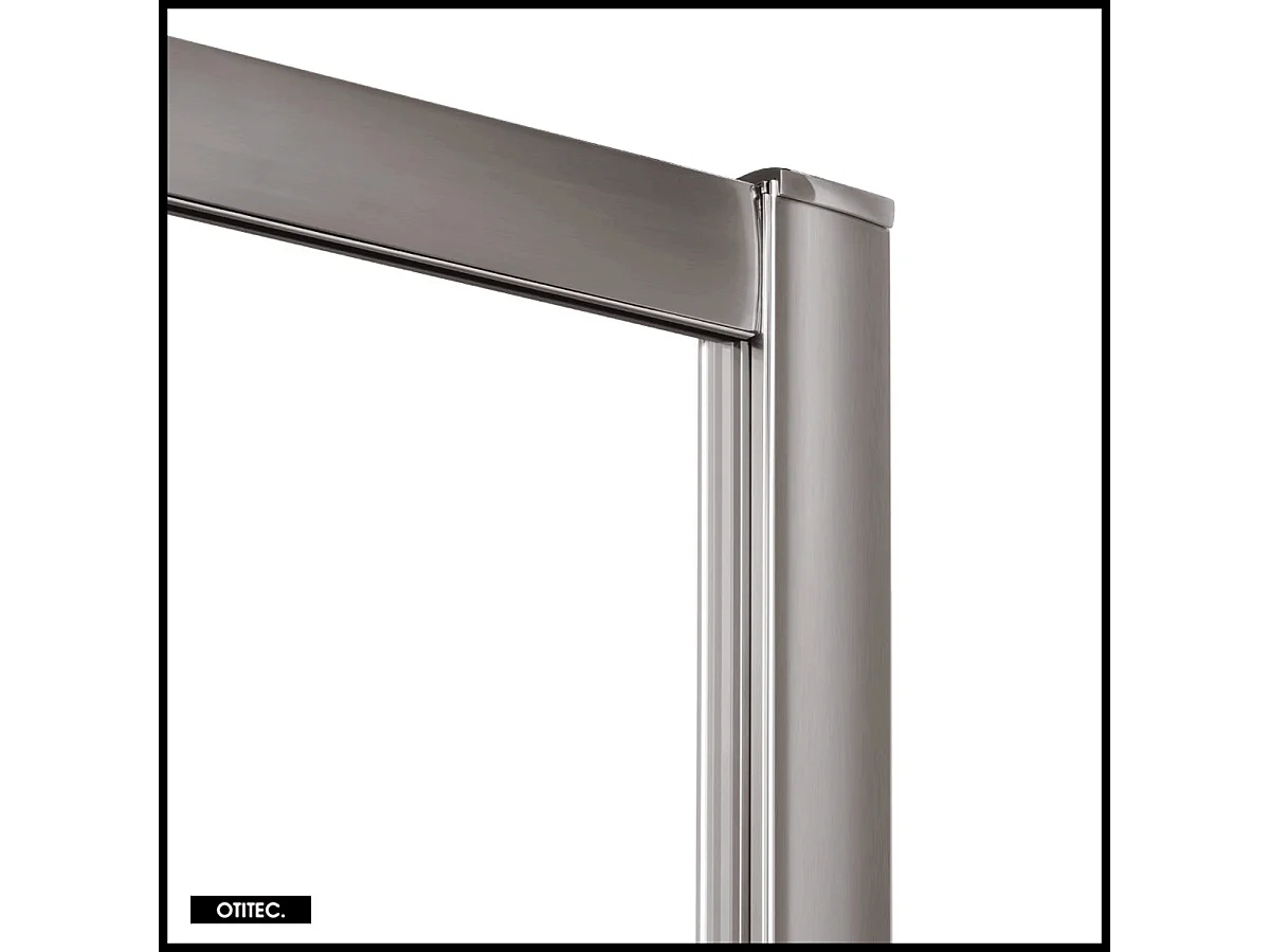 Porte de Douche Coulissante avec Paroi Latérale - 90 x 70 x 200 - GUNMETAL - PRIME