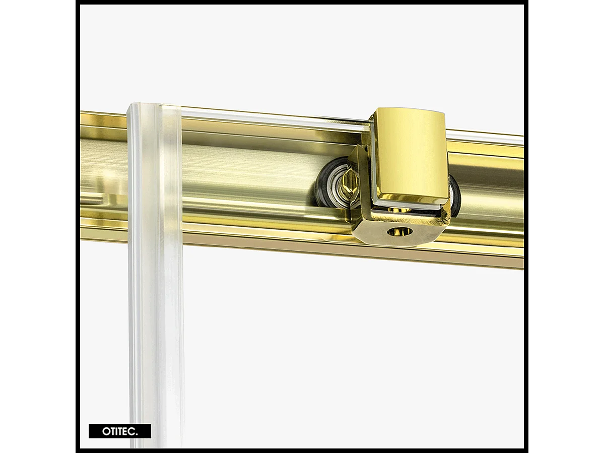 Porte de Douche avec Paroi Latérale - 140 x 80 x 200 - OR LÉGER - PRIME - GAUCHE