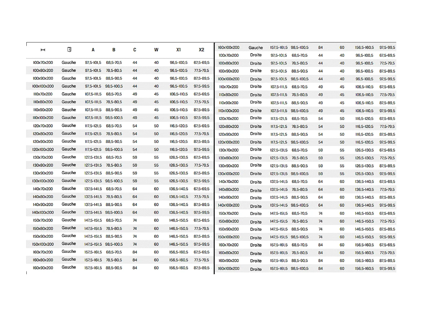 Porte de Douche avec Paroi Latérale - 110 x 80 x 200 - GUNMETAL - PRIME - GAUCHE