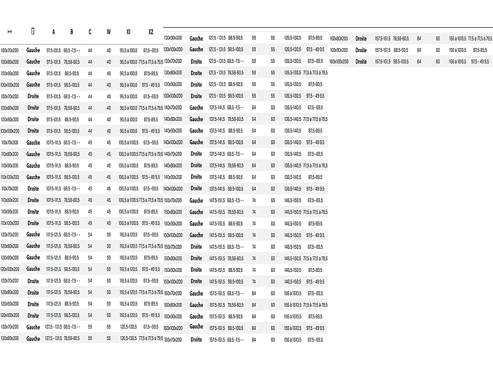 Porte de Douche avec Paroi Latérale (ouverture depuis l'angle) - 100 x 80 x 200 - CUIVRE BROSSÉ - PRIME - GAUCHE