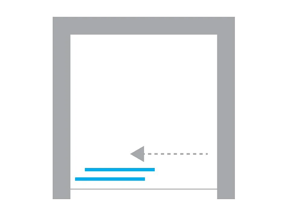 Porte de Douche avec Paroi Latérale - 140 x 200 - GRIS - PRIME - GAUCHE