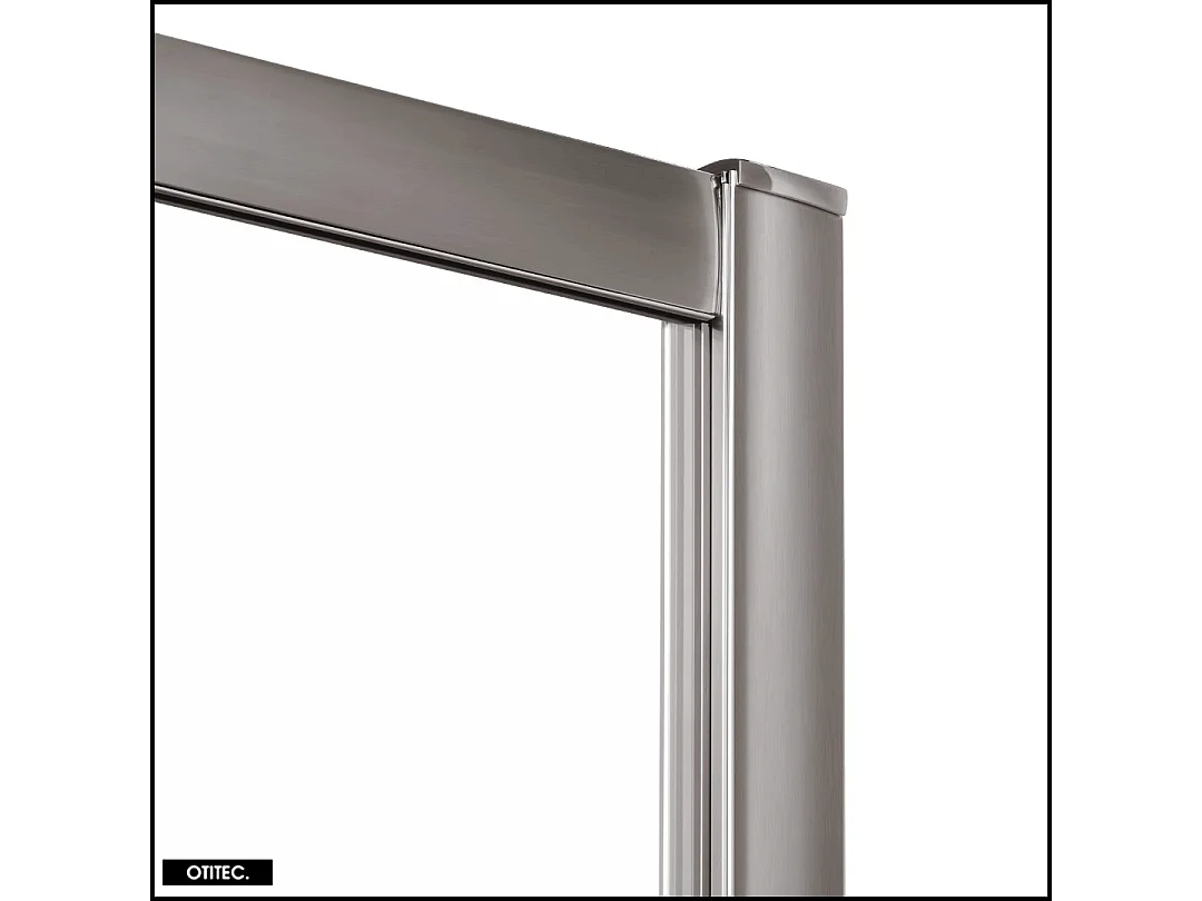 Porte de Douche avec Paroi Latérale - 150 x 200 - GRIS - PRIME - GAUCHE