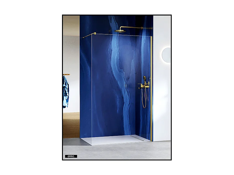 Paroi de Douche Italienne - 140 x 200 - OR LÉGER - NESTA