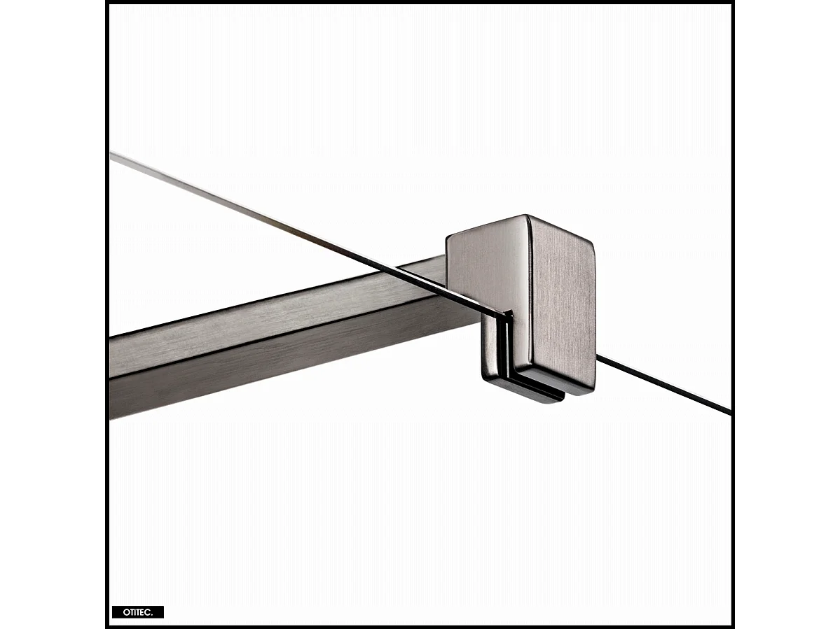 Paroi de Douche Italienne - 100 x 200 - GRIS - NESTA