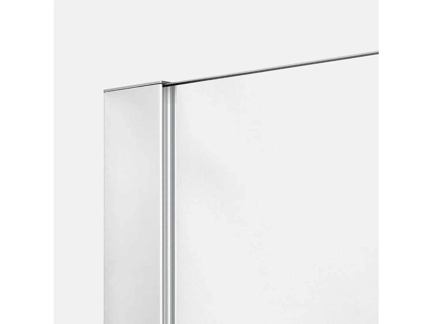 Paroi de Douche Italienne - 130 x 200 - CHROME- NESTA