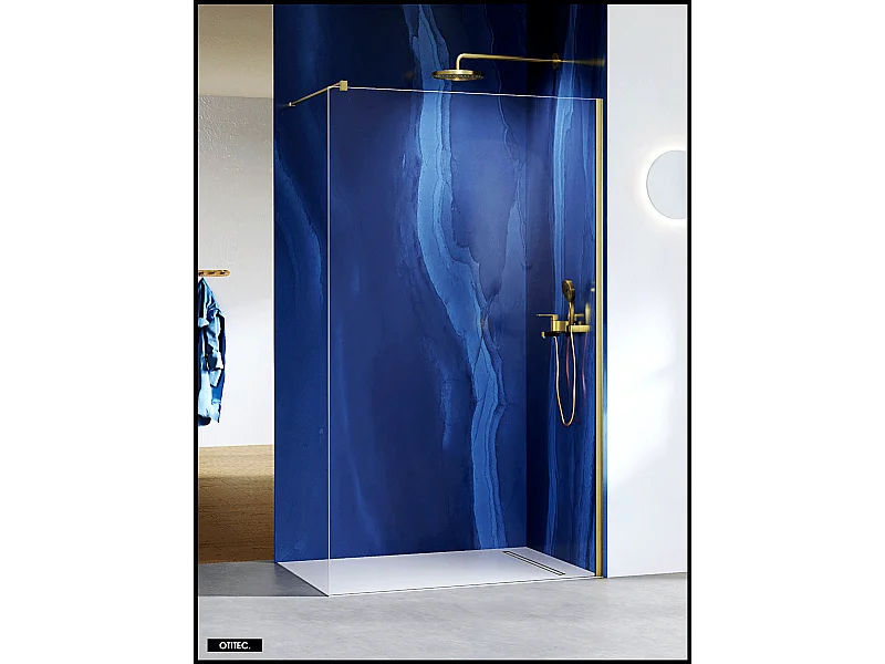 Paroi de Douche Italienne - 80 x 200 - OR LÉGER - NESTA