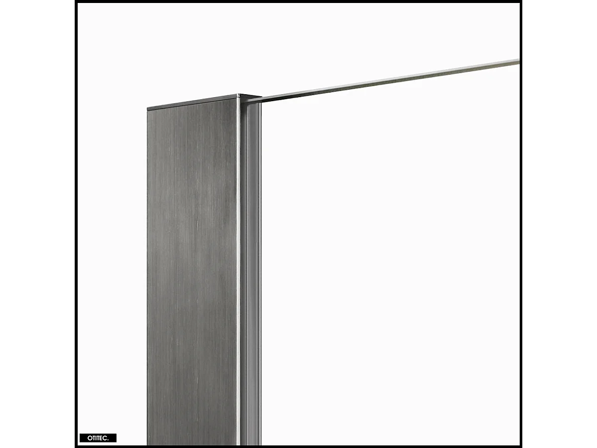 Paroi de Douche Italienne - 130 x 200 - GRIS - NESTA