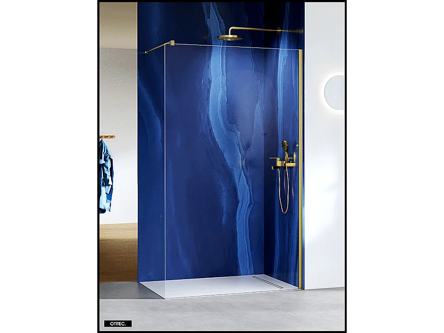 Paroi de Douche Italienne - 70 x 200 - OR LÉGER - NESTA