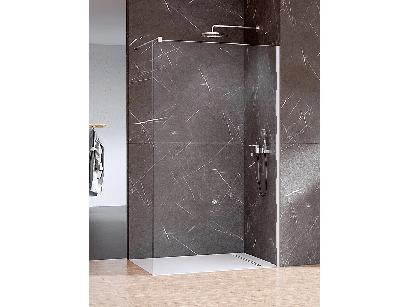 Paroi de Douche Italienne - 70 x 200 - CHROME- NESTA