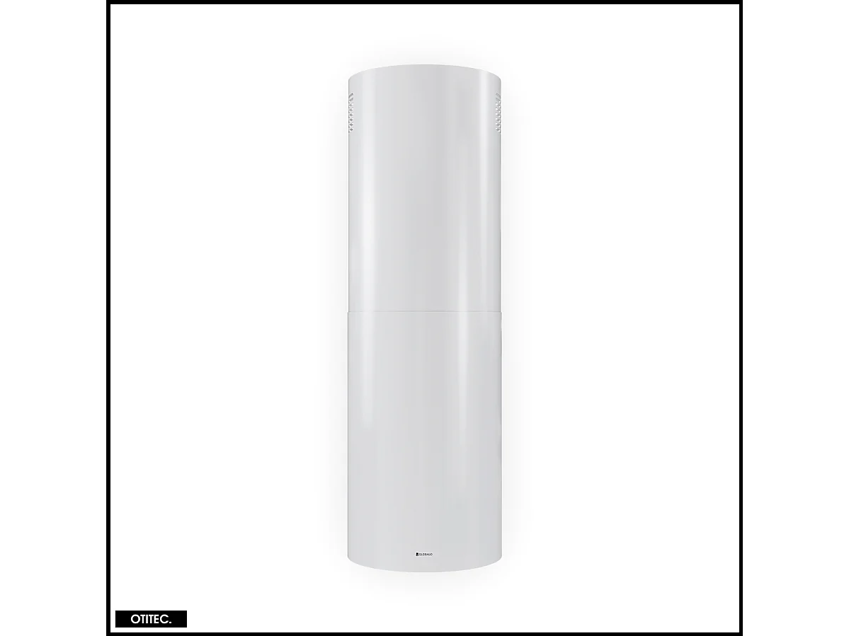 Hotte Îlot Aspirante Silencieuse - 39 cm - 570 m3/h - LOBELIO - Blanc