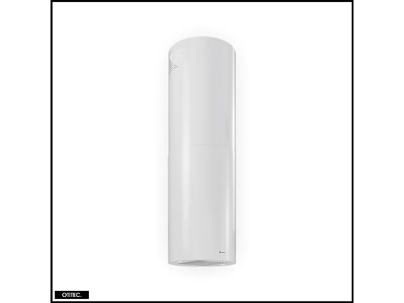 Hotte Îlot Aspirante Silencieuse - 39 cm - 570 m3/h - LOBELIO - Blanc