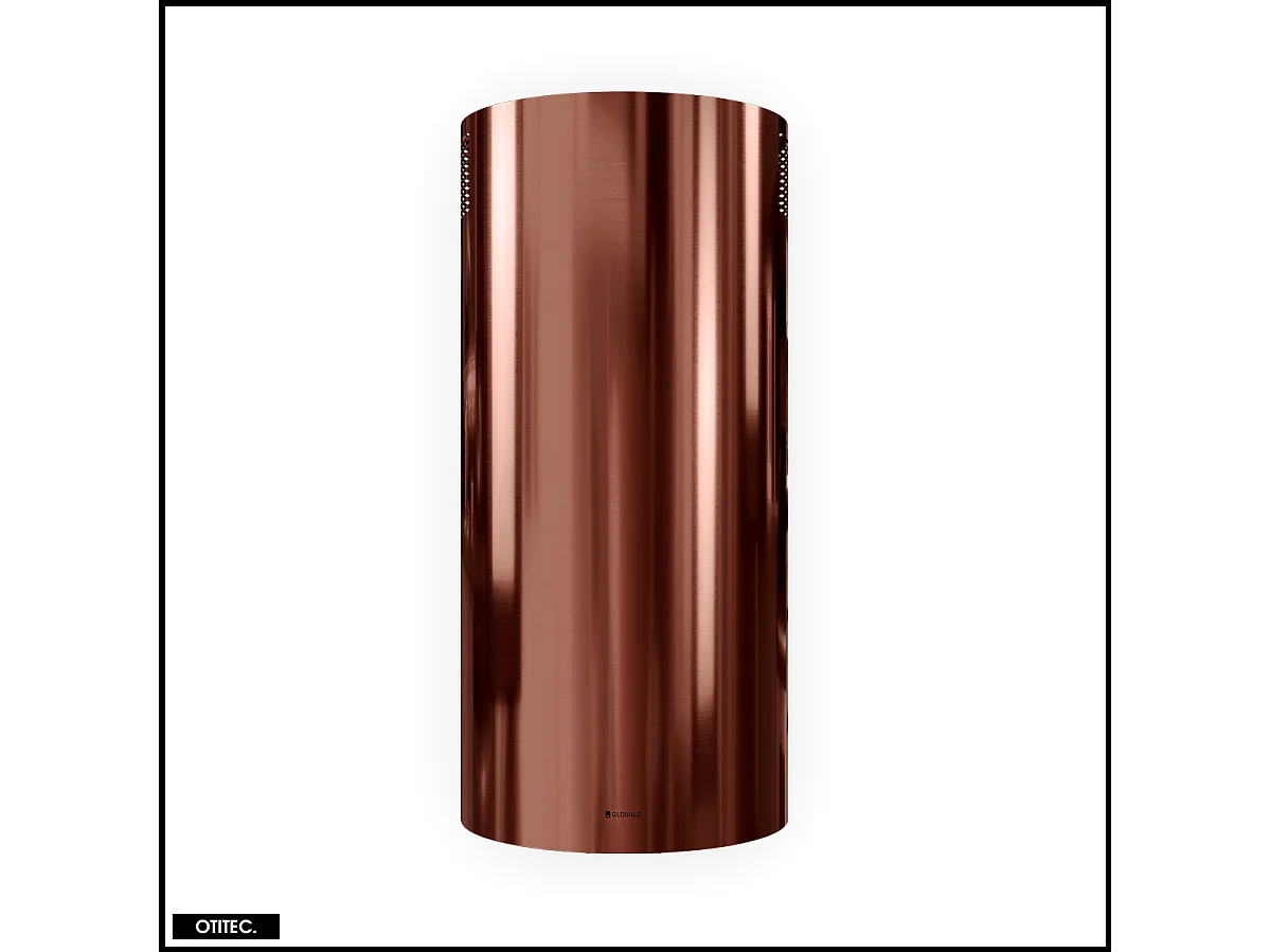 Hotte Murale Aspirante Silencieuse - 39 cm - 570 m3/h - LOBELIO - Vin Cuivre