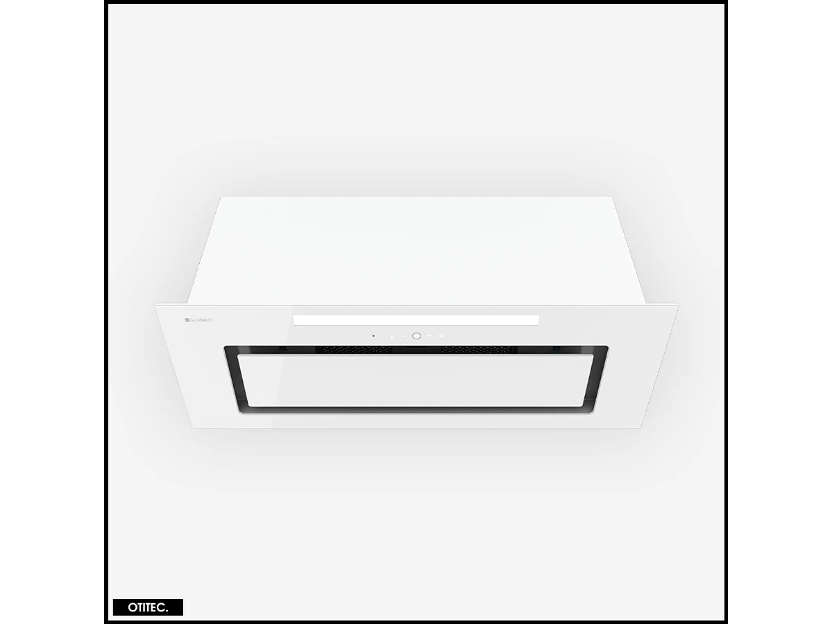 Hotte Casquette Aspirante Silencieuse - 80 cm - 510 m3/h - LOTEO - Blanc