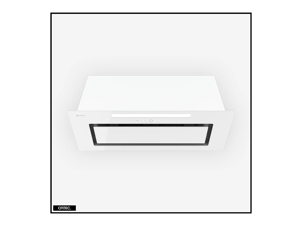 Hotte Casquette Aspirante Silencieuse - 80 cm - 510 m3/h - LOTEO - Blanc
